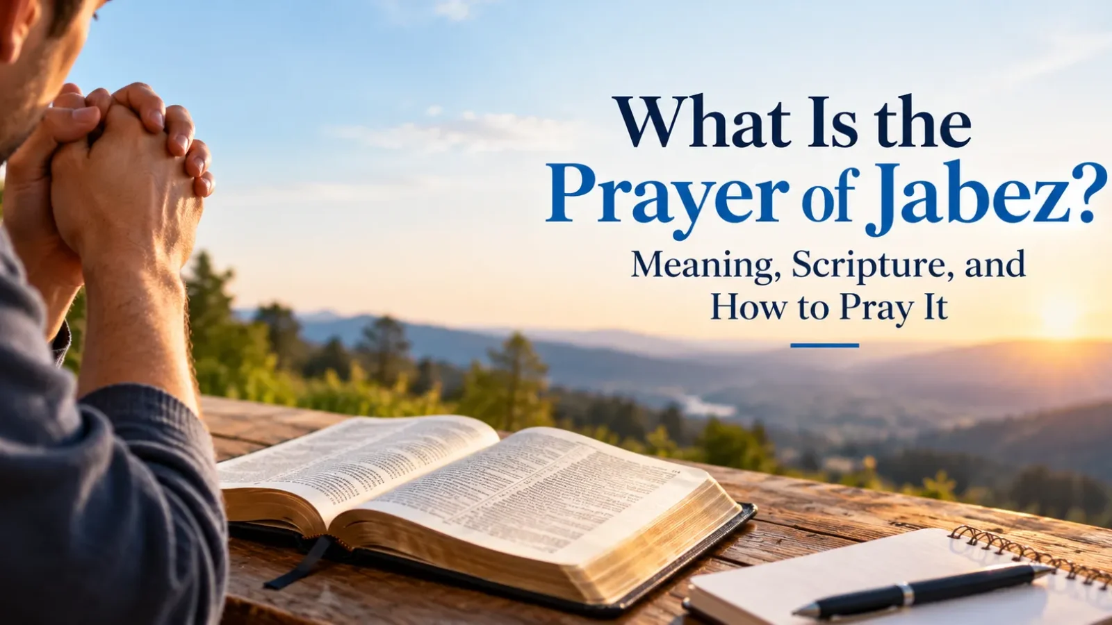 Prayer of Jabez at Sunrise